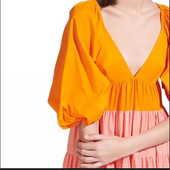 Staud Meadow Colorblock Dress size XS NWT - Picture 5 of 13